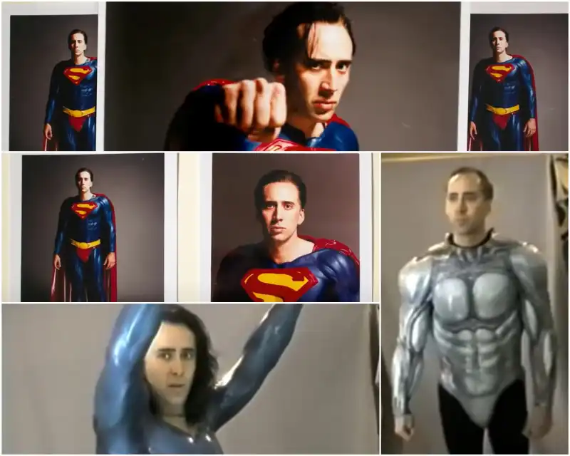 imágenes de prueba de vestuario de Superman Lives